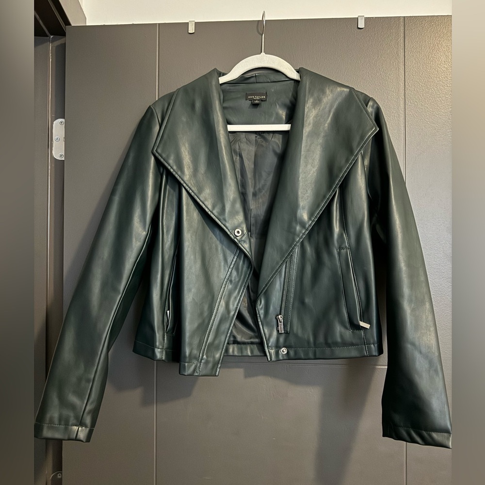 Ann Taylor Faux Leather Jacket